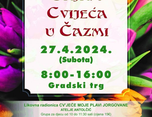 3. sajam cvijeća u Čazmi
