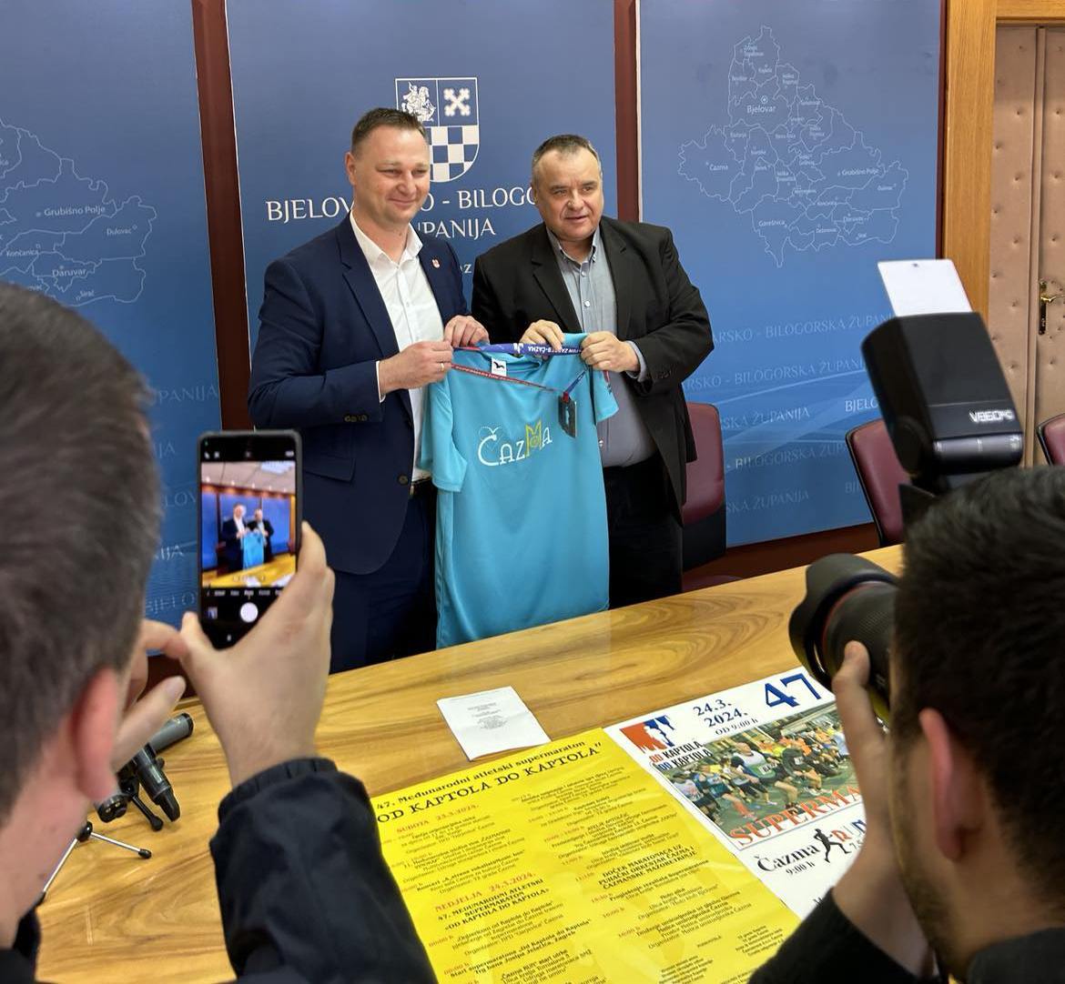 I Bjelovarsko-bilogorska županija podržava 47. supermaraton Zagreb – Čazma